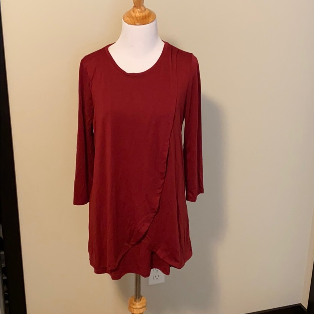Comfortable Maroon Nursing Top